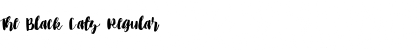 Download The Black Cats Font Download The Black Cats Font