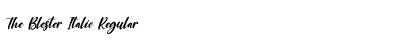 Download The Blester Italic Font Download The Blester Italic Font