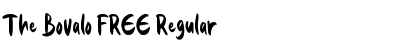 Download The Bovalo FREE Font Download The Bovalo FREE Font