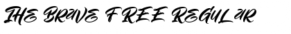 Download The Brave FREE Font Download The Brave FREE Font