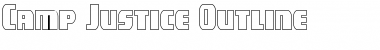 Download Camp Justice Outline Font Download Camp Justice Outline Font
