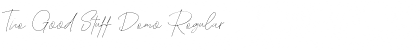 Download The Good Stuff Demo Font Download The Good Stuff Demo Font