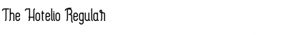 Download The Hotelio Font Download The Hotelio Font