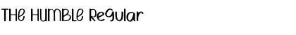 Download THE HUMBLE Font Download THE HUMBLE Font