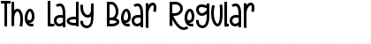 Download The Lady Bear Font Download The Lady Bear Font