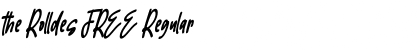 Download the Rolldes FREE Font Download the Rolldes FREE Font