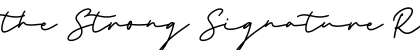 Download the Strong Signature Font Download the Strong Signature Font