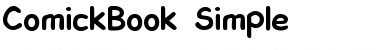 Download ComickBook Font Download ComickBook Font