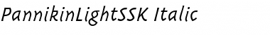 Download PannikinLightSSK Font Download PannikinLightSSK Font