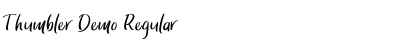 Download Thumbler Demo Font Download Thumbler Demo Font