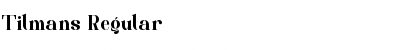 Download Tilmans Font Download Tilmans Font