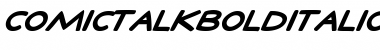Download ComicTalkBoldItalic Font Download ComicTalkBoldItalic Font