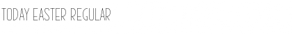 Download Today Easter Font Download Today Easter Font