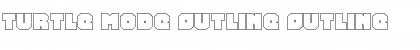 Download Turtle Mode Outline Font