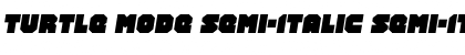 Download Turtle Mode Semi-Italic Font