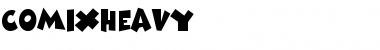 Download ComixHeavy Font Download ComixHeavy Font