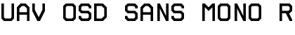 Download UAV OSD Sans Mono Font Download UAV OSD Sans Mono Font