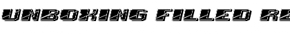 Download Unboxing Filled Font Download Unboxing Filled Font