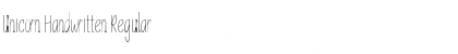 Download Unicorn Handwritten Font Download Unicorn Handwritten Font