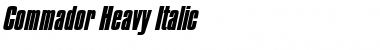 Download Commador Heavy Font Download Commador Heavy Font