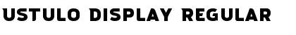 Download Ustulo Display Font Download Ustulo Display Font