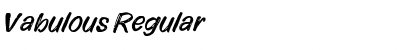 Download Vabulous Font Download Vabulous Font