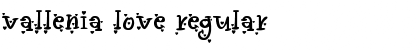 Download vallenia love Font Download vallenia love Font
