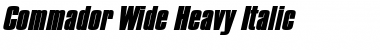 Download Commador Wide Heavy Font Download Commador Wide Heavy Font