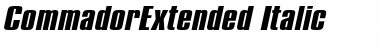 Download CommadorExtended Font Download CommadorExtended Font