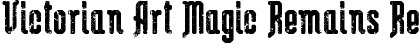 Download Victorian Art Magic Remains Font Download Victorian Art Magic Remains Font