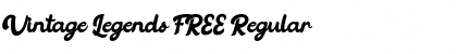Download Vintage Legends FREE Font Download Vintage Legends FREE Font