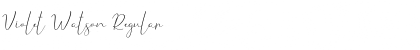 Download Violet Watson Font Download Violet Watson Font