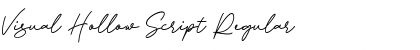Download Visual Hollow Script Font Download Visual Hollow Script Font