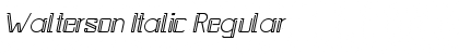 Download Walterson Italic Font Download Walterson Italic Font