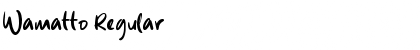 Download Wamatto Font Download Wamatto Font