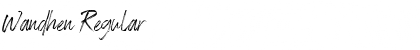 Download Wandhen Font Download Wandhen Font