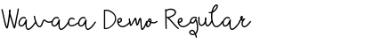 Download Wavaca Demo Font Download Wavaca Demo Font