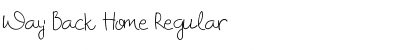 Download Way Back Home Font Download Way Back Home Font