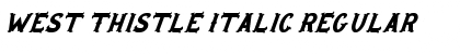 Download West Thistle Italic Font Download West Thistle Italic Font