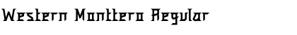 Download Western Monttero Font Download Western Monttero Font