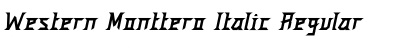 Download Western Monttero Italic Font Download Western Monttero Italic Font