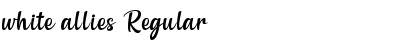 Download white allies Font Download white allies Font