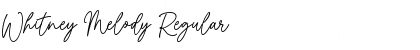Download Whitney Melody Font Download Whitney Melody Font