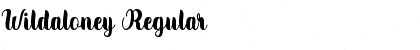 Download Wildaloney Font Download Wildaloney Font