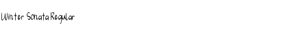 Download Winter Sonata Font Download Winter Sonata Font