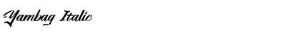 Download Yambag Font Download Yambag Font