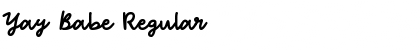 Download Yay Babe Font Download Yay Babe Font