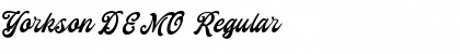 Download Yorkson DEMO Font Download Yorkson DEMO Font