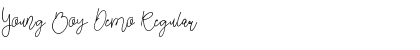 Download Young Boy Demo Font Download Young Boy Demo Font