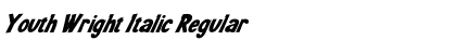 Download Youth Wright Italic Font Download Youth Wright Italic Font